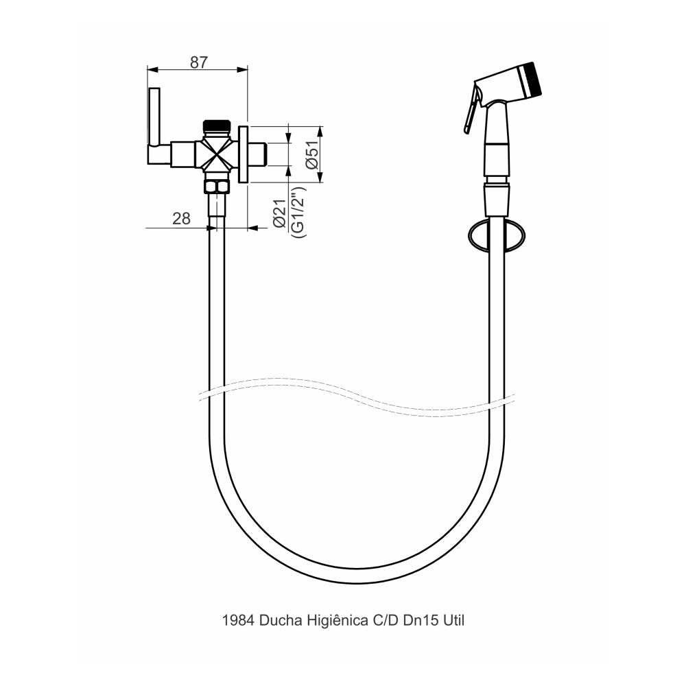 10308510 - 1984 C27 - Ducha Higiênica com derivação - Útil - desenho