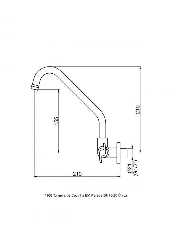 Torneira de cozinha com rotação de rosca G1/2 polegadas de aço inoxidável  único frio único furo único torneira de água para uso doméstico